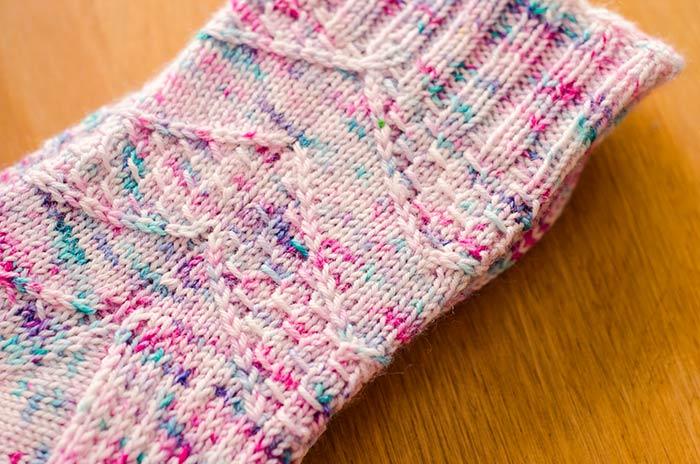 Speckled Space Socks