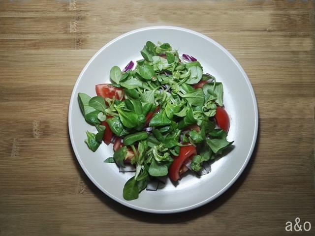 Ensalada templada de chorizo