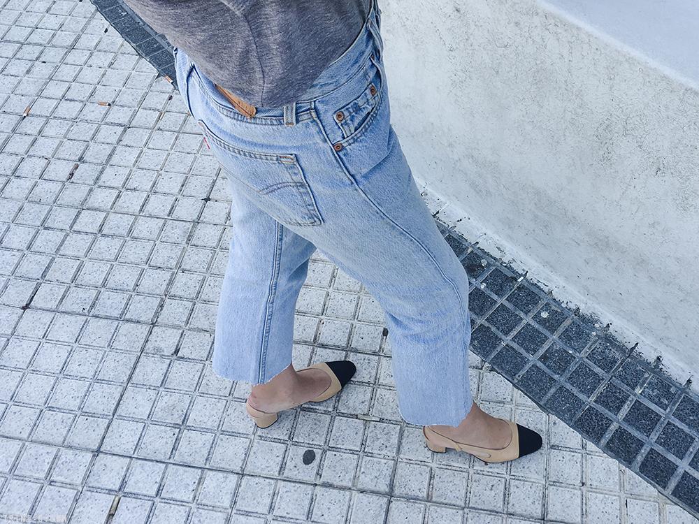 Trini | American Apparel t-shirt Levis vintage 501 jeans