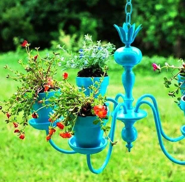 Ideas reutilizadas para maceteros de jardín originales