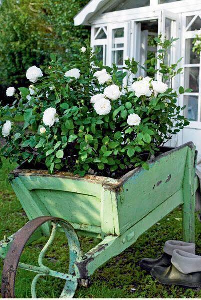 Ideas reutilizadas para maceteros de jardín originales