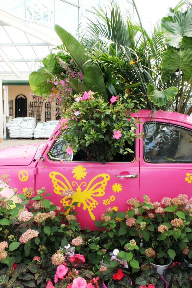 Ideas reutilizadas para maceteros de jardín originales