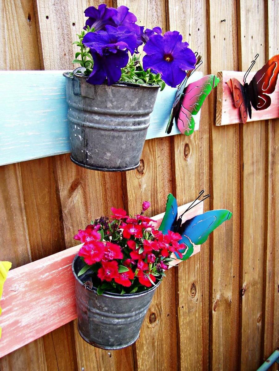 Ideas reutilizadas para maceteros de jardín originales