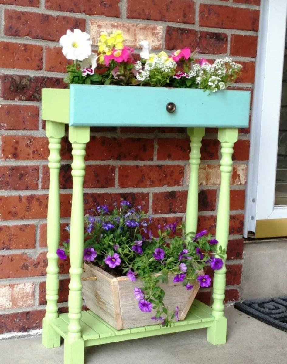 Ideas reutilizadas para maceteros de jardín originales