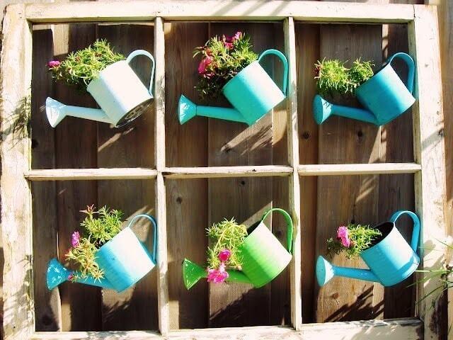 Ideas reutilizadas para maceteros de jardín originales