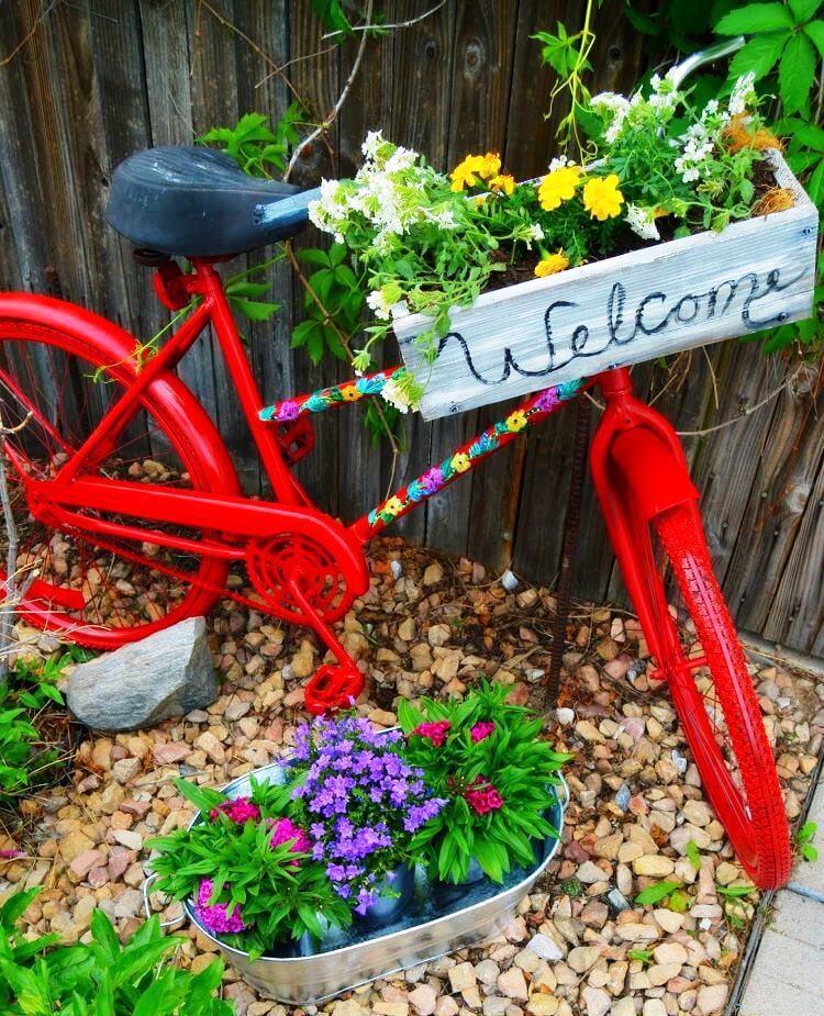 Ideas reutilizadas para maceteros de jardín originales