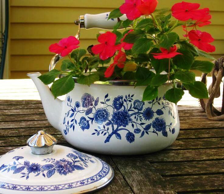 Ideas reutilizadas para maceteros de jardín originales