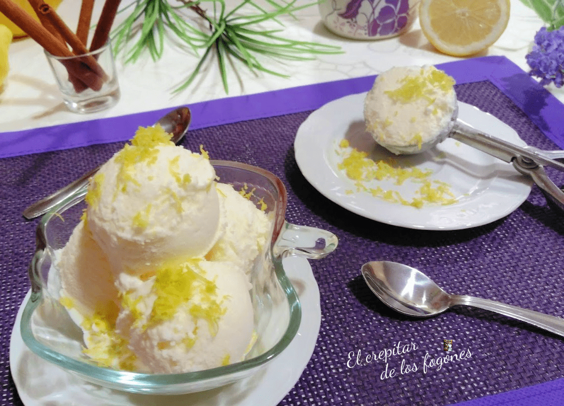 helado de leche merengada