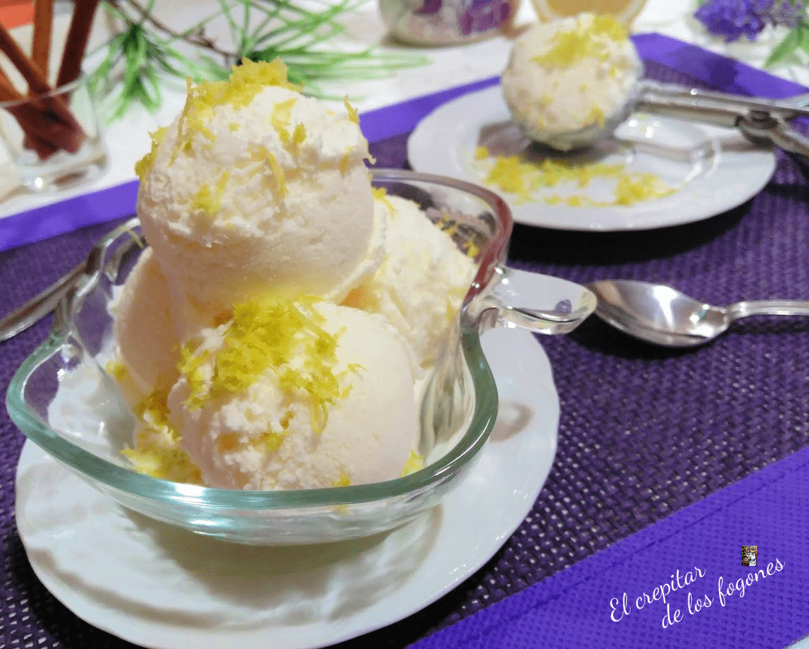 helado de leche merengada