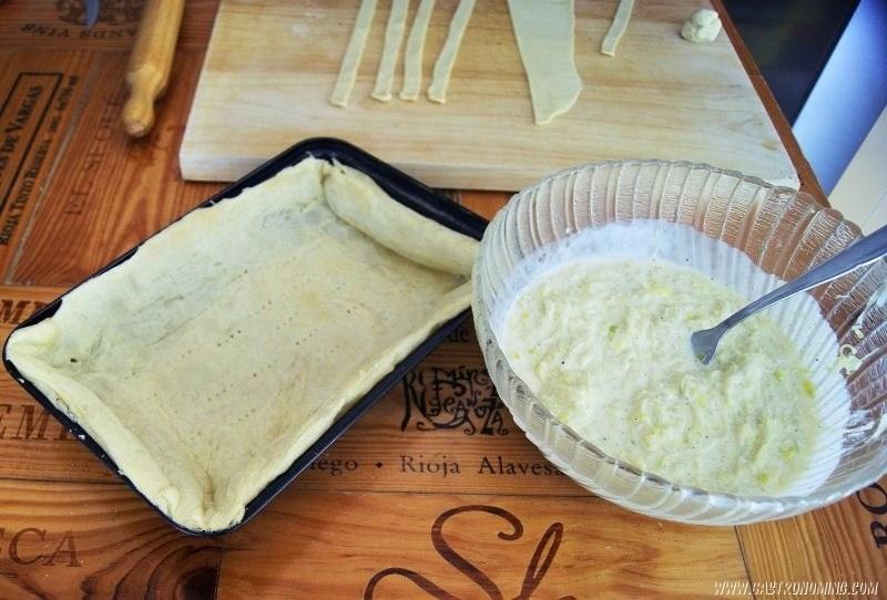 Pastel de puerros