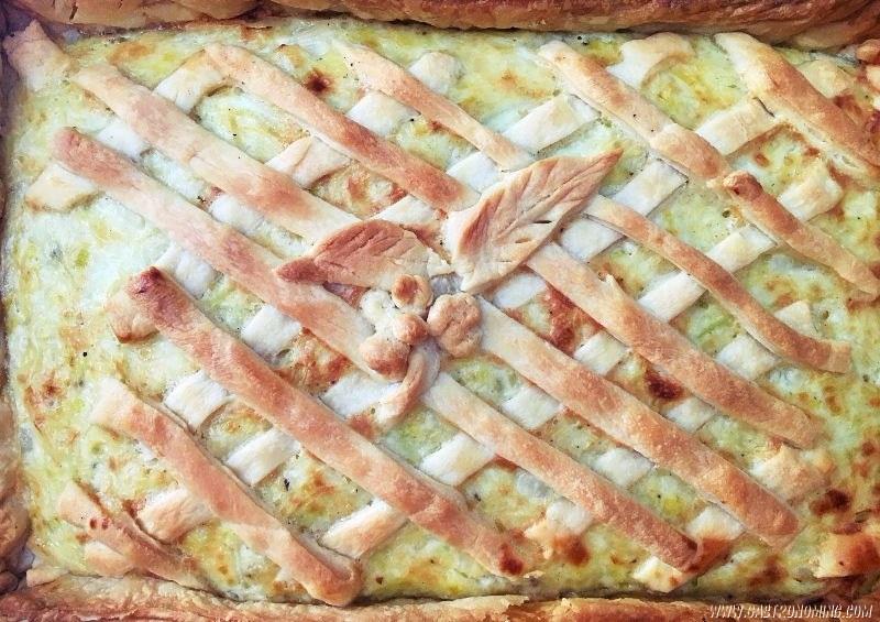 Pastel de puerros