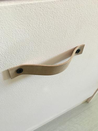 diy agarradores cuero