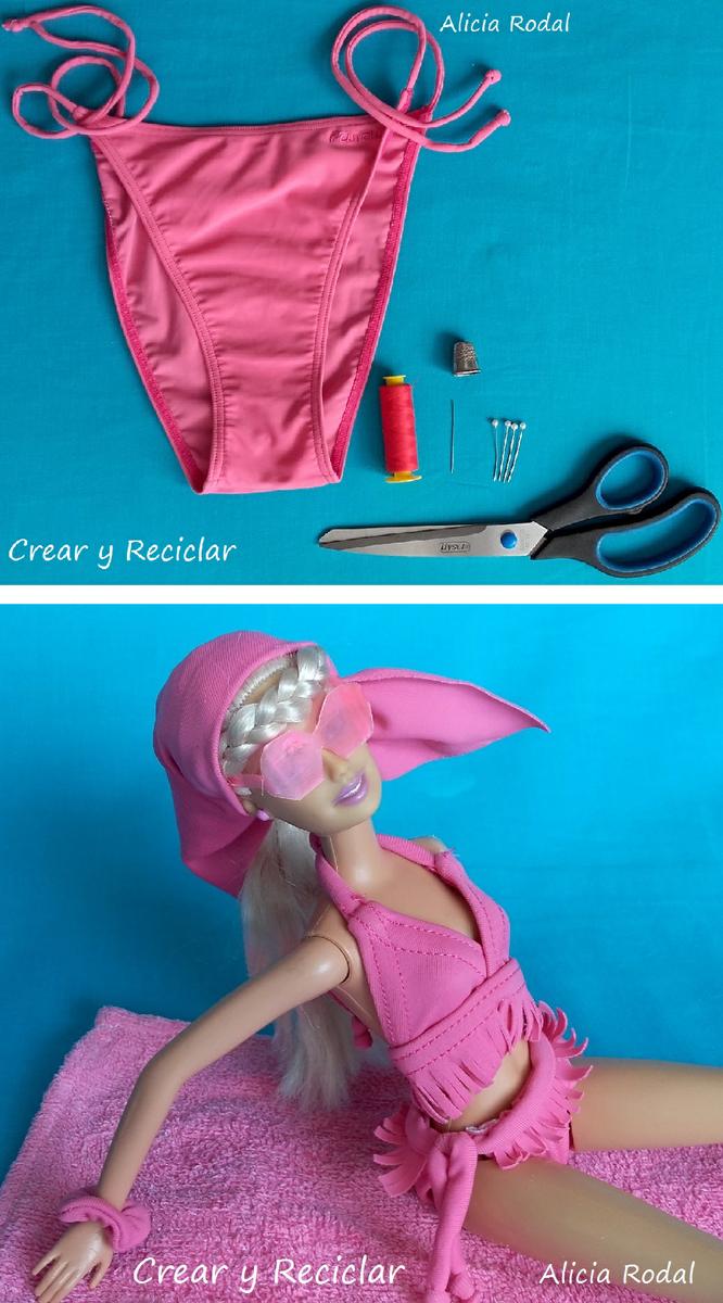 ropa para muñecas con retales