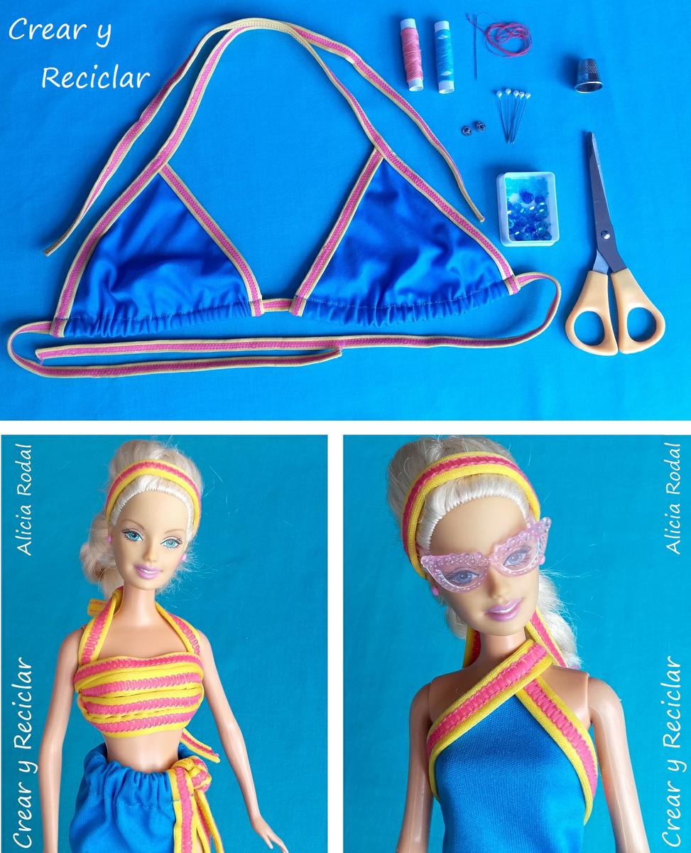 ropa para muñecas con retales