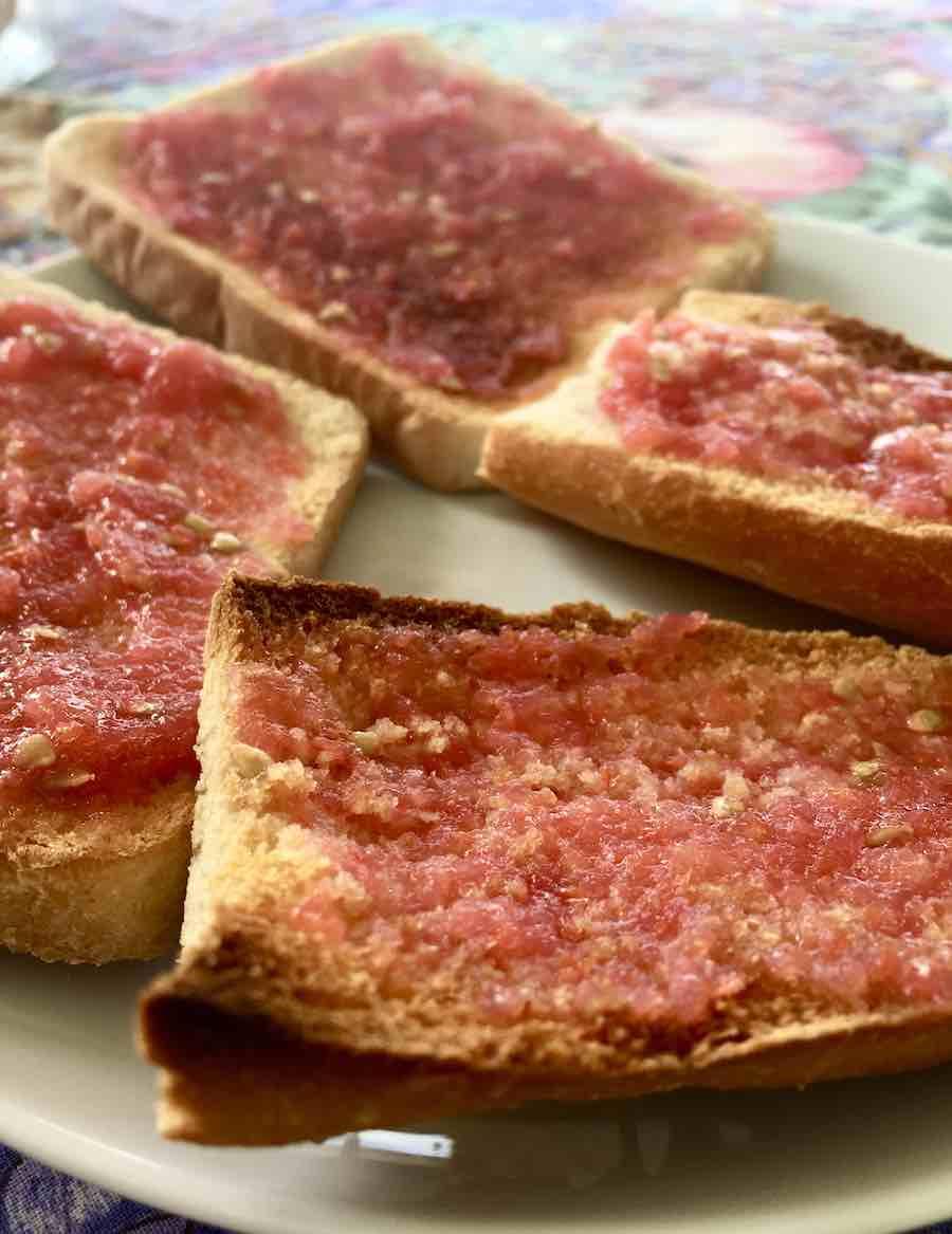 pan con tomate