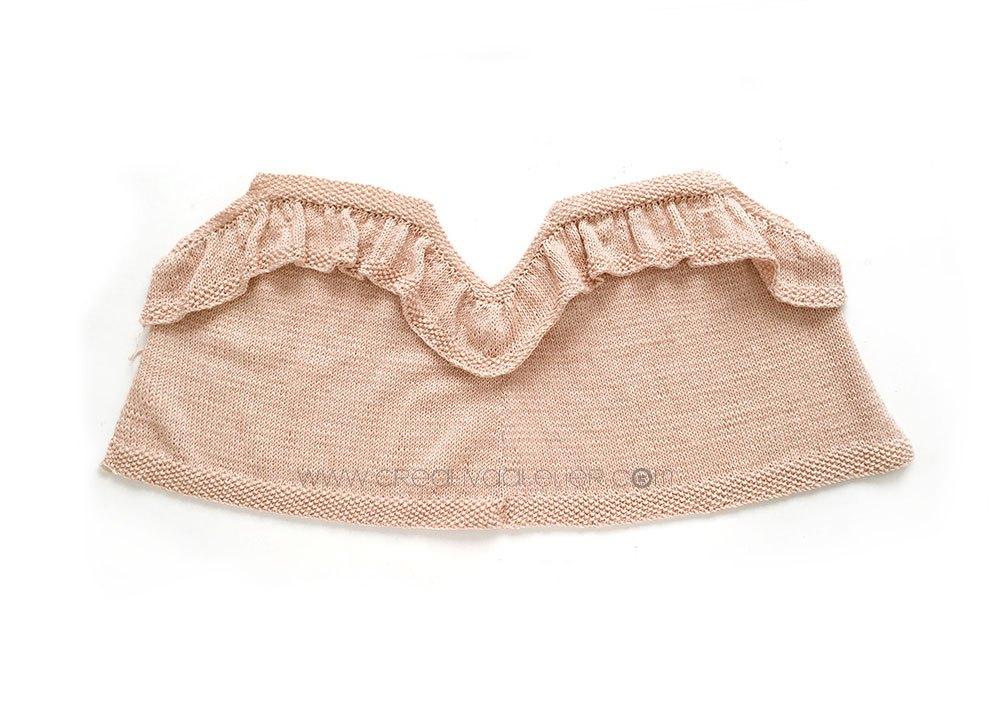 Como hacer un Top de Punto con Volante de Bebé - Tutorial y Patrón Gratis