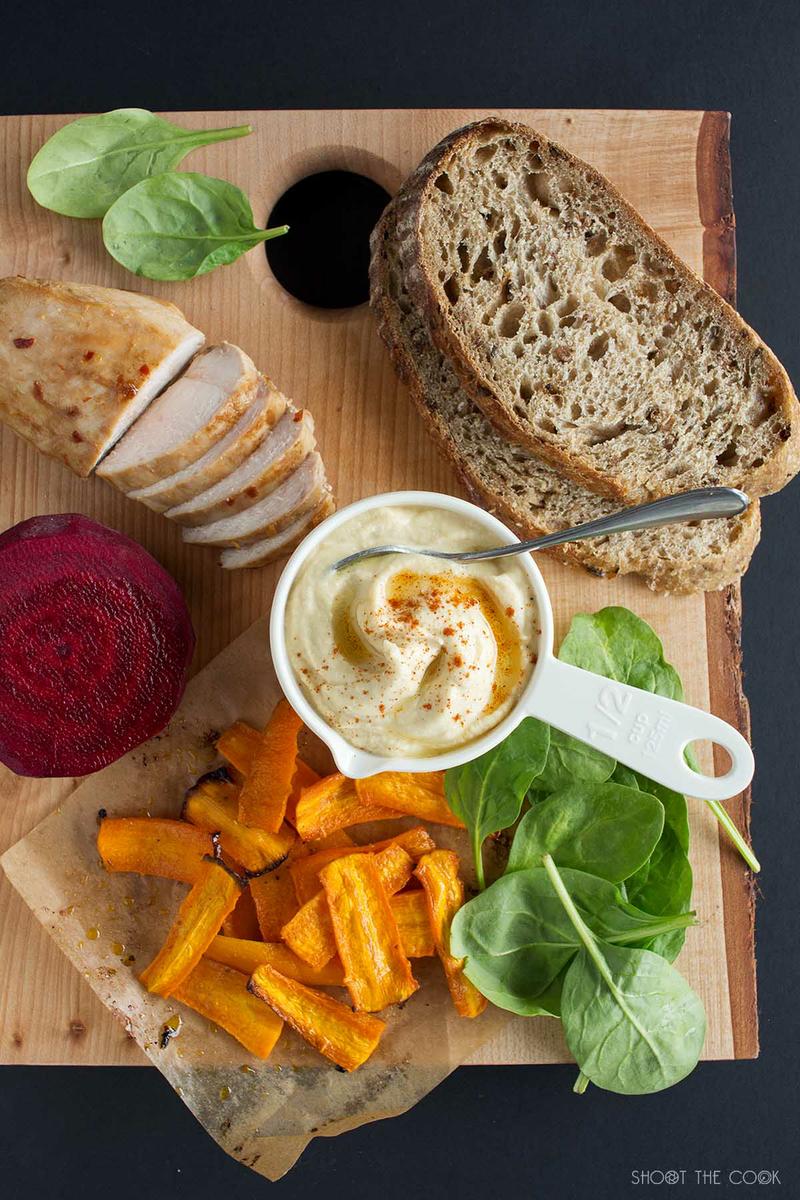 sandwich de pollo extra jugoso y saludable