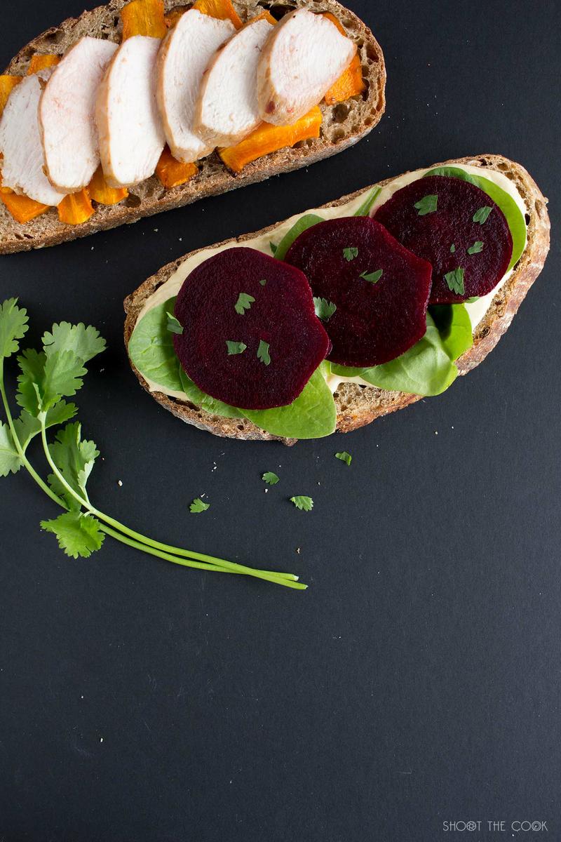 Sandwich de pollo extra jugoso y saludable