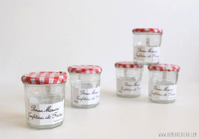 velas en vaso de cristal