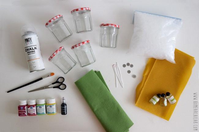 materiales para hacer velas caseras