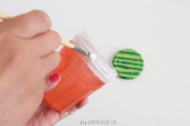 velas en vaso de cristal