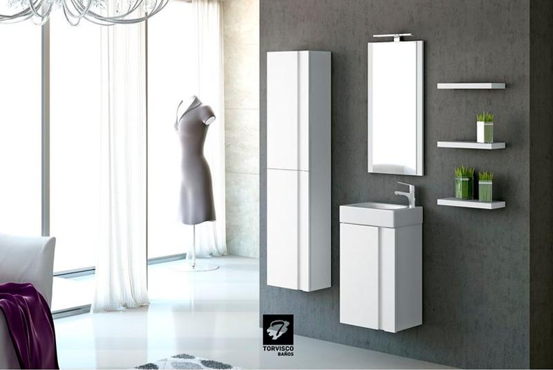 5 muebles para baños pequeños