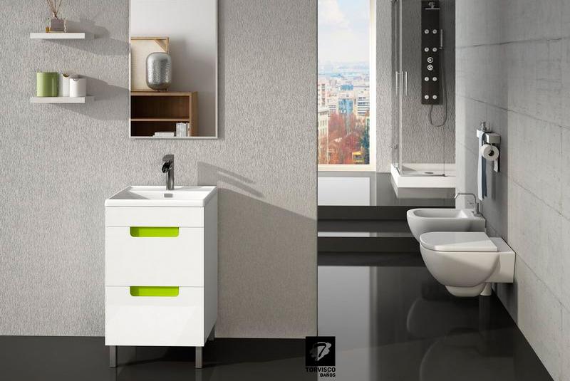 5 muebles para baños pequeños