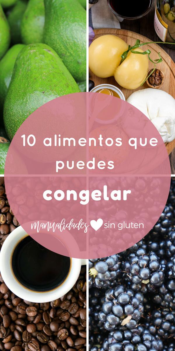 10 alimentos que puedes congelar