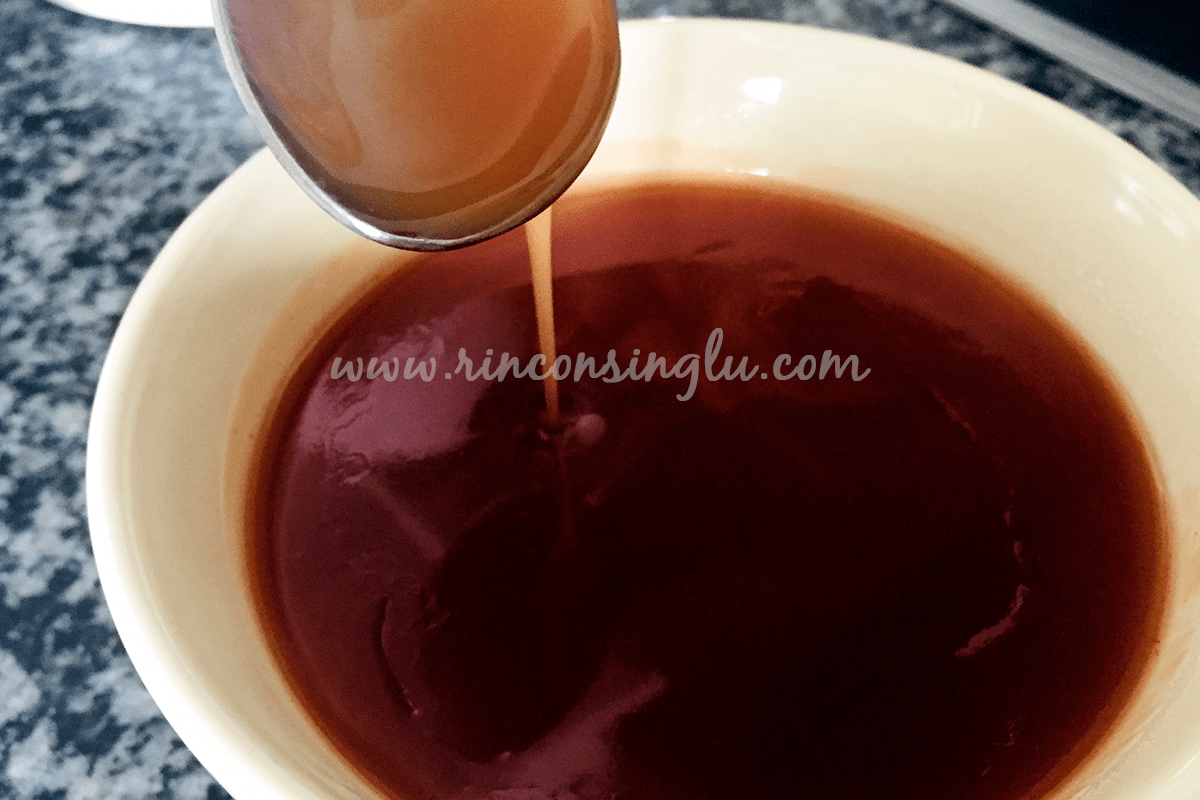 salsa agridulce con vinagre de jerez