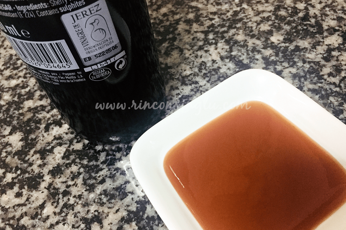 salsa agridulce sin gluten al vinagre de jerez