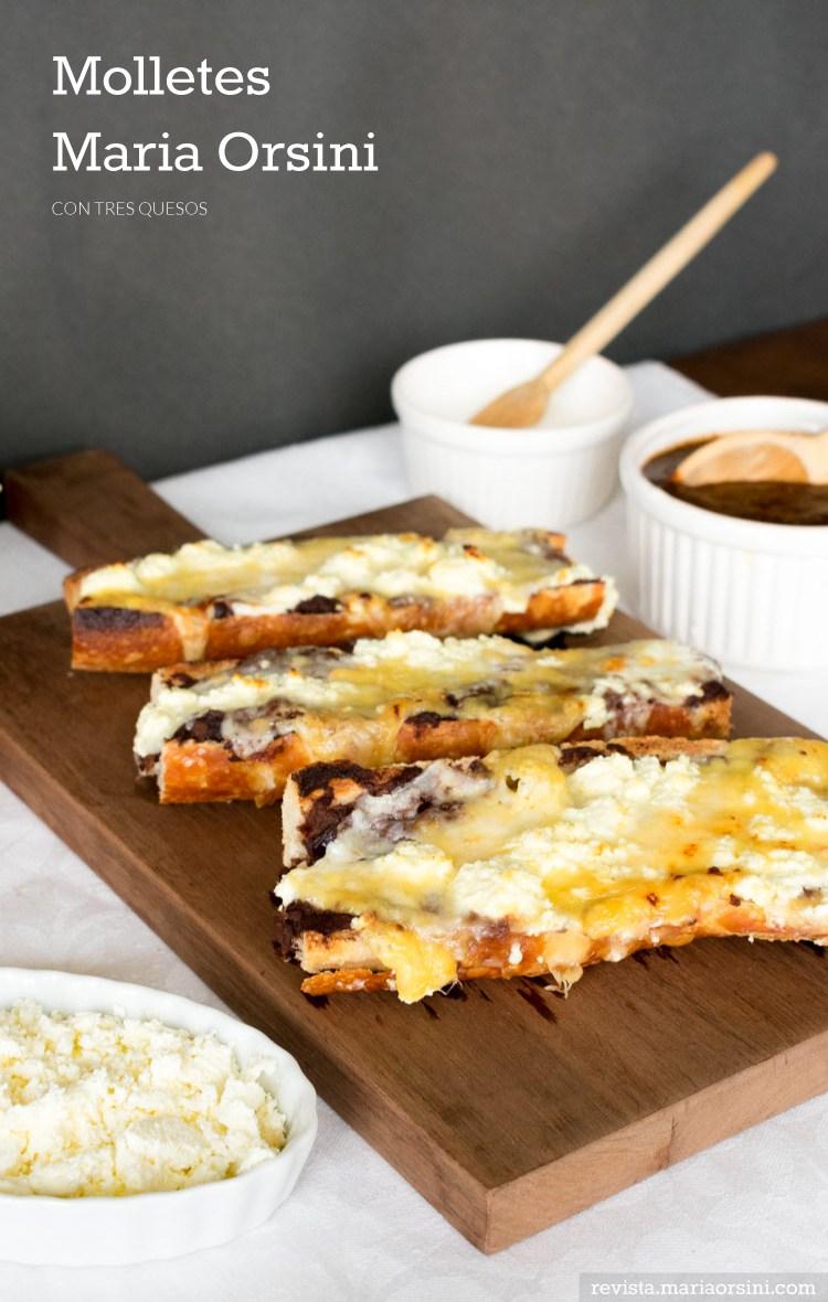 Receta de molletes maria orsini