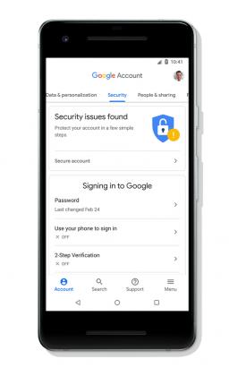 centro de cuentas de Google fue rediseñado