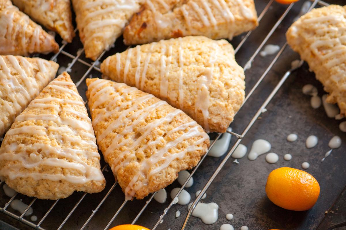 Scones de Quinoto con Glaseado