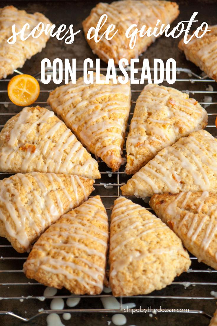 Scones de Quinoto con Glaseado