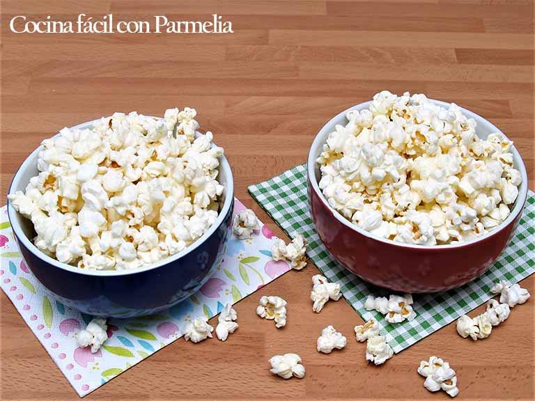 palomitas sin aceite en microondas
