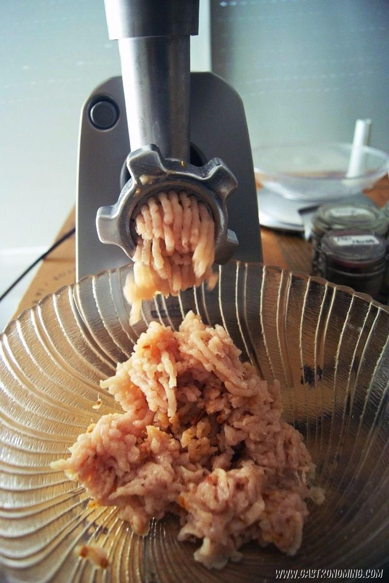 Chorizos mediterráneos de pollo