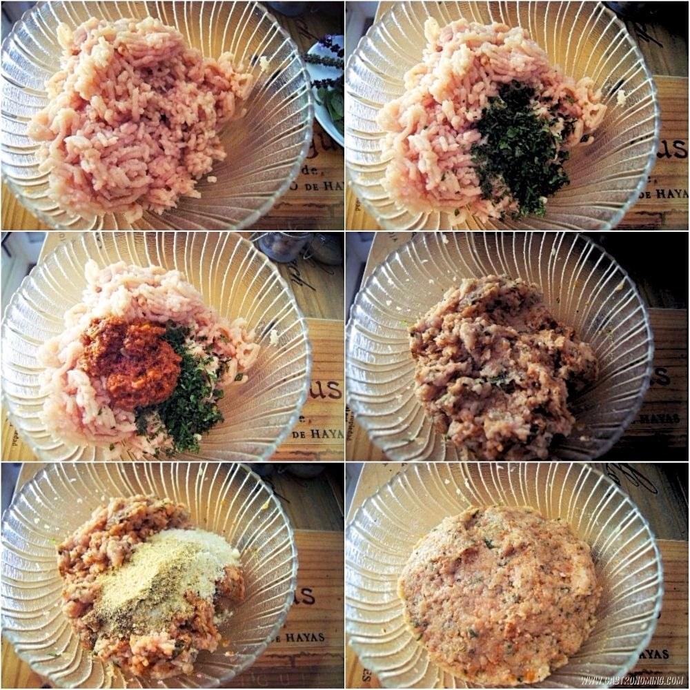 Chorizos mediterráneos de pollo