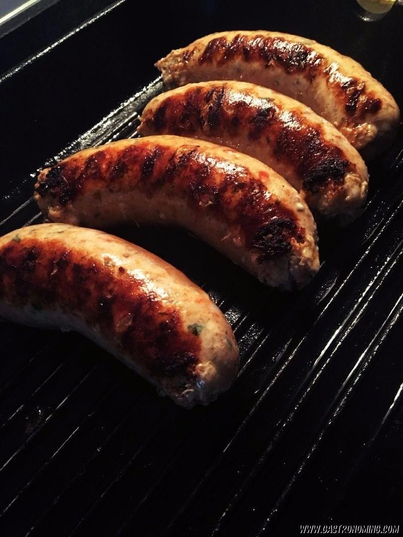 Chorizos mediterráneos de pollo