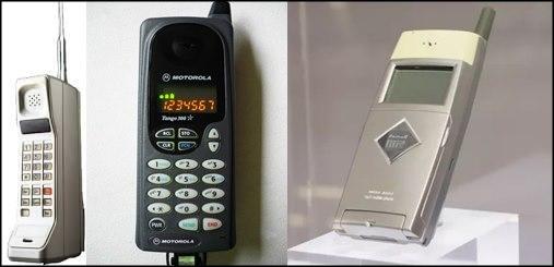 Los primeros telefonos portatiles