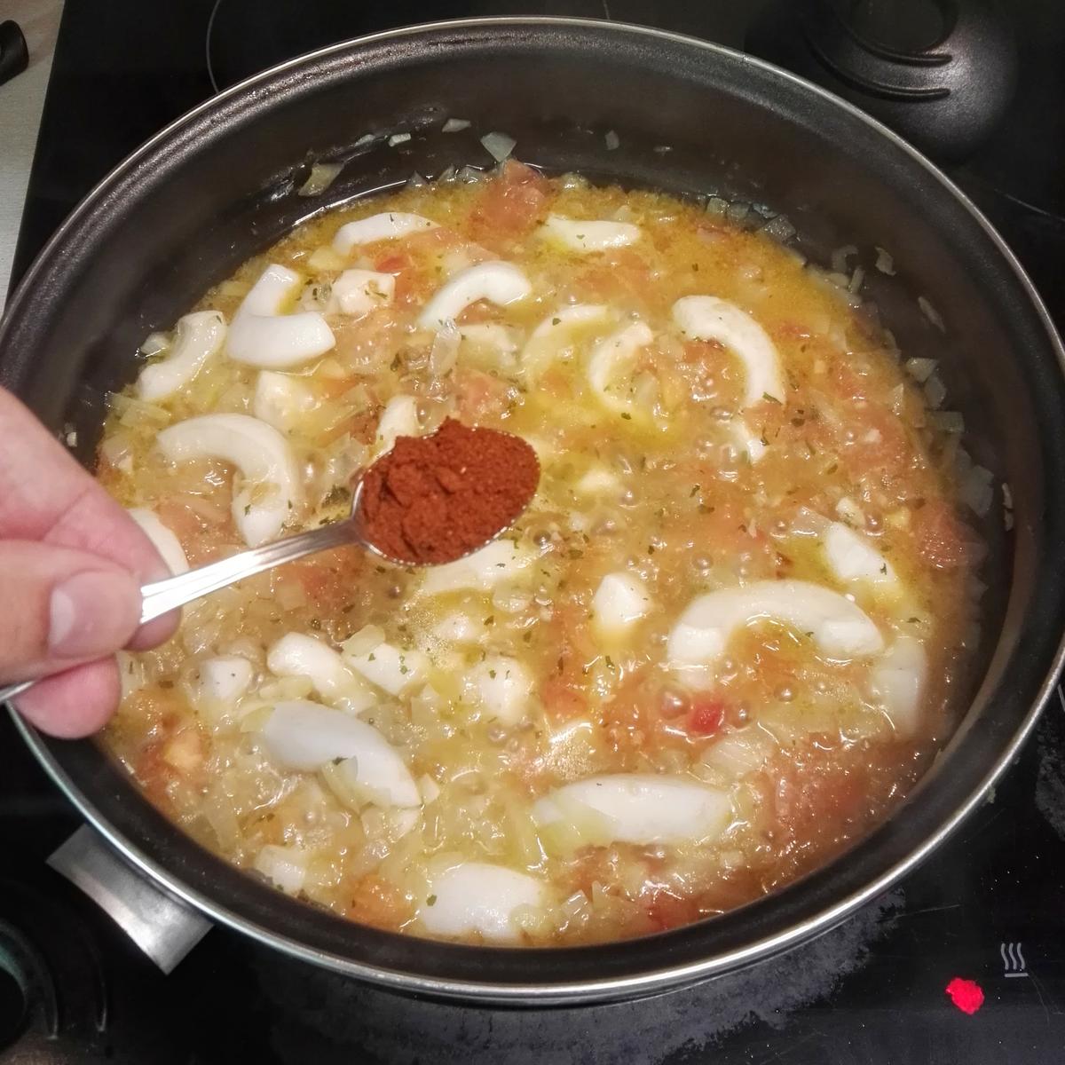 Añadimos el pimentón dulce