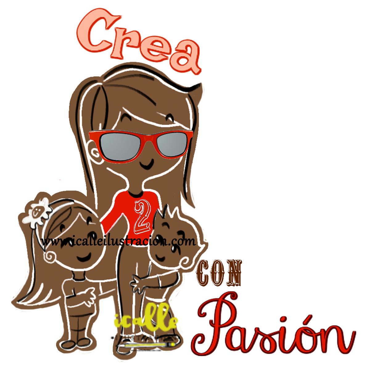 Estudio de Imagen para Crea2 con Pasion. ¡Feliz Cumpleblog! icalle ilustracion
