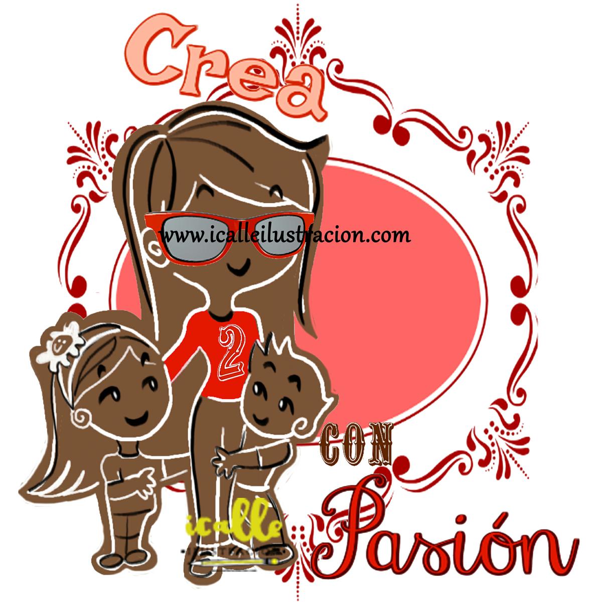 Estudio de Imagen para Crea2 con Pasion. ¡Feliz Cumpleblog! icalle ilustracion