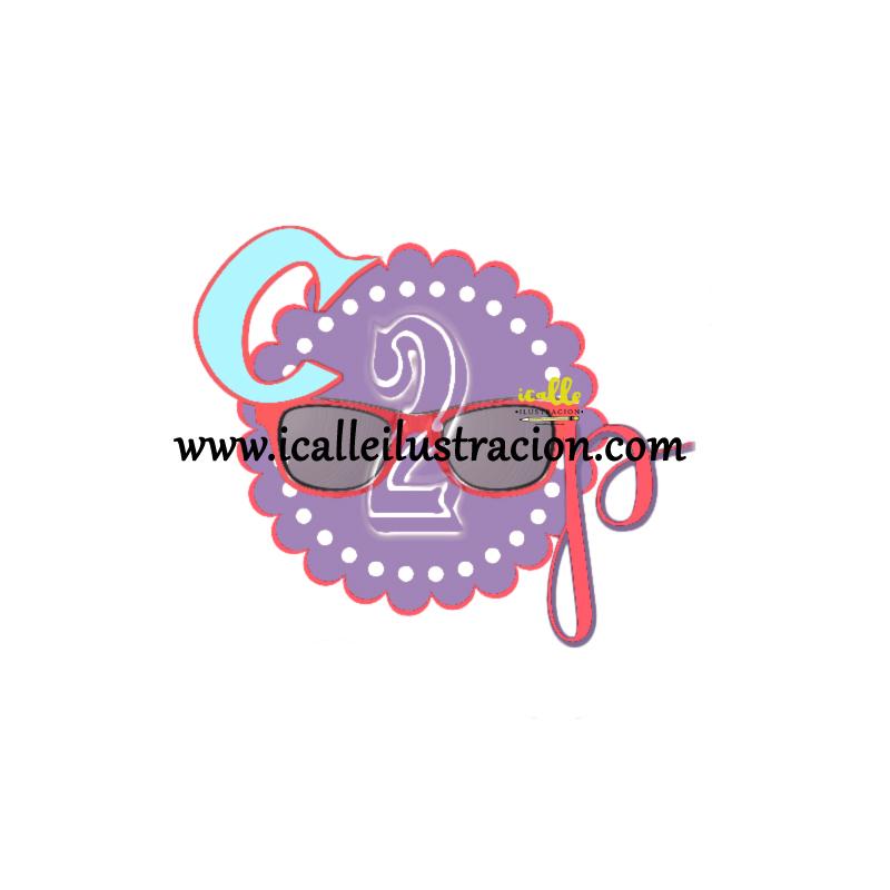 Estudio de Imagen para Crea2 con Pasion. ¡Feliz Cumpleblog! icalle ilustracion