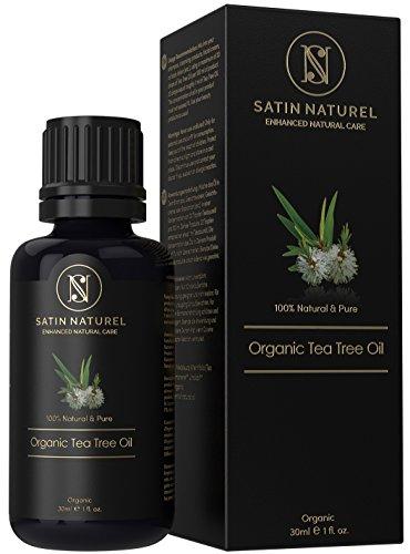Aceite de Árbol de Té 100% Orgánico, Puro y Natural 30 ml/Certificación ecológica/No diluido