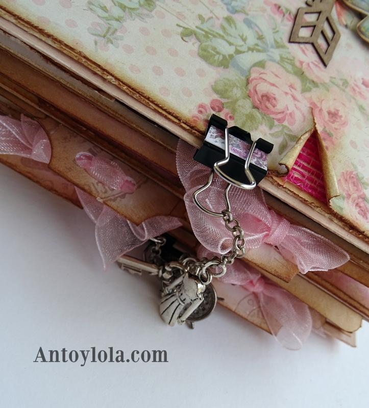 Mini álbum vintage Momentos