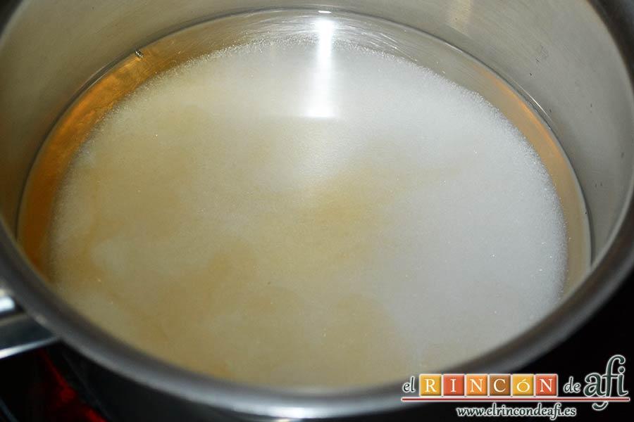 Goxúa, añadir el ron