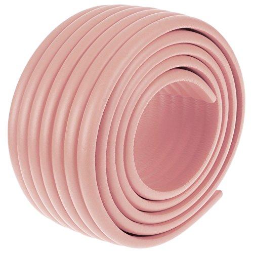 SODIAL(R) 2m Baby Child Kids Table Desk Furniture Edge Corner Safety Guard Protection Security Protector Wide Cushion Pad Crash Bar Strip(pink)