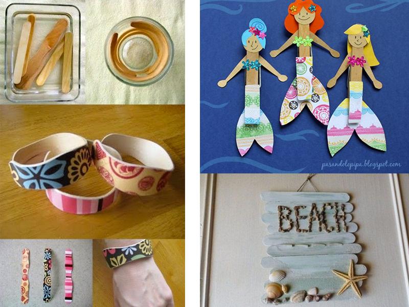 manualidades de verano faciles con palitos