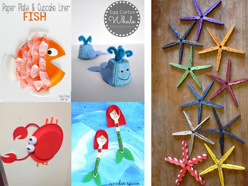 manualidades faciles de verano de reciclaje