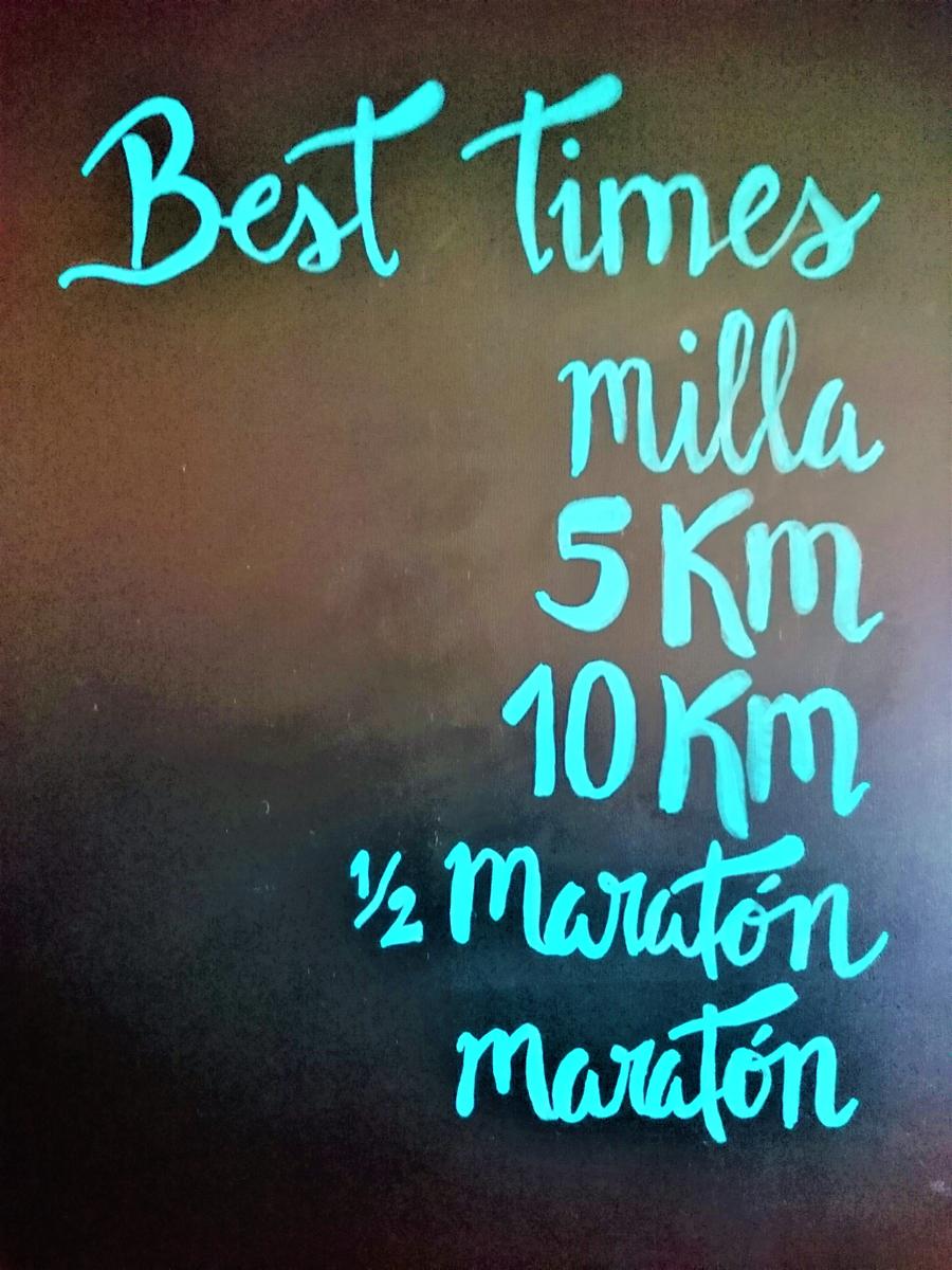 DIY Pizarra cuelga dorsales